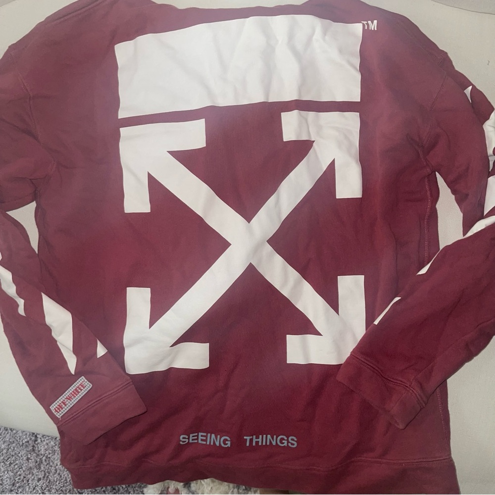 Red Off-White Hoodie
